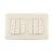 10A Electrical Light Switch 6 Gang, Beige Color, 7x14cm, 250V | Spectra