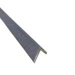  Wooden Corners grey color, Dimensions 290x2.5x2.5 cm, Model 706
