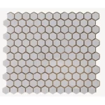 Gloss Mosaic Tiles Size 32.5×28.2 cm, White Color, Fluro Design | Abyat Company