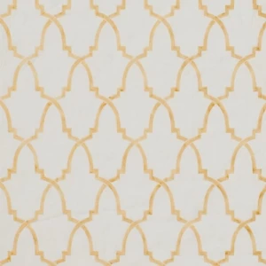 ورق حائط تصميم كلاسيك مقاس 10 م×0.53 م، لون ذهبي | شركة ابيات