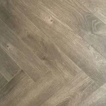  Wood Parquet HDF Flooring Moisture Resistant , 8mm Thickness, brown Color, Model 19- 9132