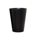 Fiberglass Vase, Diameter 45, Height 52 cm,  black Color
