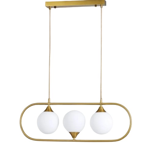 Pendant with Luxury Design Golden, 200 cm Length, 29 cm Width | 