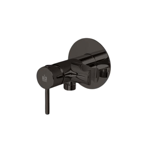 Copper Bidet Mixer 10×11×16.2 cm, Shiny Titanium, 15 Bar Pressure | SW-01720035