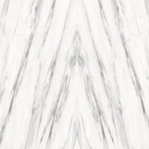 Open Book Marble Substitute Pattern 244 cm, Panel Width 122 cm, White and Gray | OP023