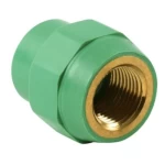 PPR Plastic Adapter with Female Thread Size 25×3/4 mm  Green color | Al-Zamil     