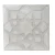 Patterned Tile With Geometric Designs, Size 40x40 cm, Thickness 4 cm, Cement Color | Al Sarif Company