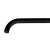 Wall Washbasin Mixer Diameter 4.6 cm Size 25x7 cm, Matt Black | Hatch Company - Image 2