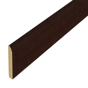 Wooden Parquet Cyclo Skirting Size 240×8 cm Dark Brown, Model 1032 | 