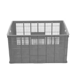 صندوق بلاستيك HDPE لتخزين المواد الغذائية، مقاس 74×47×92 سم، رمادي اللون، موديل JCWBE