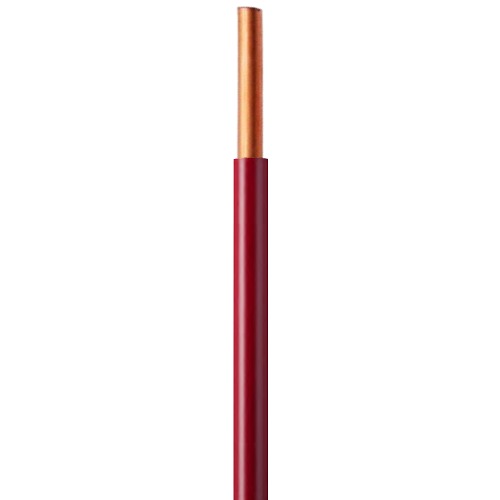 Solid Copper Wire 10mm, 450/750V, PVC Insulation, Red | Jeddah Cables Company