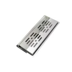 صفاية صرف للحمام، لون كروم، ابعاد 30×10 سم 