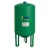 Vertical Water Pressure Tank with Legs, Capacity 150 Liter, Pressure 16 Bar, Diameter 500 mm, Height 1085 mm, Green Color