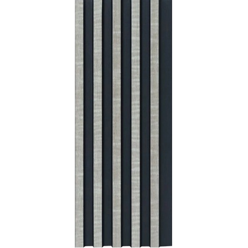WPC Wood Replacement Panels 12x290 cm Pale Gold Black Striped | Luxury line