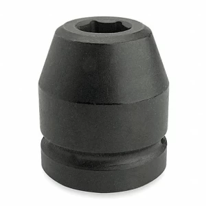 Impact Socket 1 11/16 in 6-Point Drive Size 1 in Black Oxide | ARAB PROS COMPANY