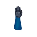 Chemical Safety Glove, Blue Color, length 380mm, size 7Small