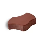 Venicia Interlock Paver Tiles, Thickness 6 cm Size 276×158 mm Dark Red Color | Artic Company