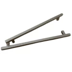 مسكة خزانة المطبخ، لون رمادى 