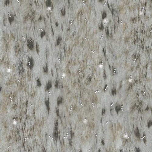 Italian Wallpaper Patterned Design Gray Color, Size 10m x 0.70m, Model 14128 | Balbaid Decor Company