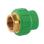 PPR Adapters with Female Thread Hexa Al-Munif Size 32 × 1 mm  Pressure 25 Bar Color  Green