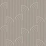 ورق جدران هندسي لون بني، طول 10 م، عرض 0.70 م، موديل Z76018 