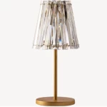 Table Lamp, Contemporary Design, Size 33.5x33.5x23 cm, Gold Color