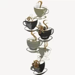 Metal Decorative Board, Gold | Grey Color, Size 52.1x111.8 cm