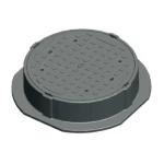 غطاء مانهول حديد ديكاتيل 600 ملم، دائري الشكل   40 طن    | مصنع سعودي كاست