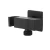 Black Square Angle Water Valve With Built-in Bidet Holder