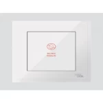 مفتاح مفرد داخل DND دي 3، لون أبيض، أبعاد 7×7 سم، 1 أمبير