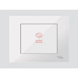 Single Indoor Switch DND D3, 7×7 cm, 1 Amp, White | Art DNA