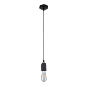 Matkel Modern Black Pendant Light 60x60x120mm Interior Ceiling Fixture