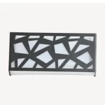 Beat Wall Light, Black Color, Size 26.5 x 10.4 x 7 cm