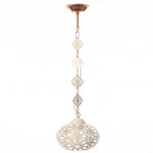 Creamy Ceiling Pendant 20x15 cm, 50 cm Wire Length | Matkel Store