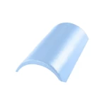 زاوية قرميد خرساني، حجم 255×420 مم، لون أزرق فاتح لامع | مصنع الديار العتيقة