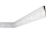 Patterned Ceiling Foam, White Color, Size 200×3.4×7.2 cm