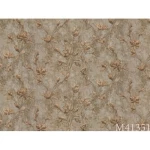 Floral wall covering brown color, length 10m, width 1.06m, model 41351