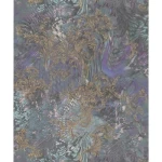 ورق جدران ايطالي متعدد الالوان تصميم منقوش، مقاس 10 م×0.70 م، موديل 14072