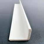 Fiber Corner, color White, size 240x3x3 cm