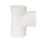 PVC Sanitary Swept Tee 4 inch, SCH 40, White Color | Almanar