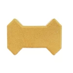 Interlock Paving Tiles, Quadro Design, Size 14x20 cm, Thickness 6 cm, Yellow | Al Wasd Industrial