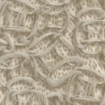 Italian Wallpaper Pale Beige Color Patterned Design, Size 10mx0.70m, Model RC18017