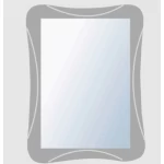 مرايا حمام ، مقاس 80×60 سم، موديل TJ501