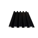 Synthetic Wood Decor, Size 20 × 290 cm, black Color, Model 210-152