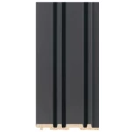 WPC wood Alternative For Walls Rectangle 12cm x 2.9m Plain Gray