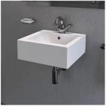 Hanging Washbasin Basin Size 50.5x50.3x18 cm, Off white Color | Saudi Ceramics Factory