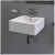 Hanging Washbasin Basin Size 50.5x50.3x18 cm, Off white Color | Saudi Ceramics Factory
