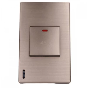 AC Switch 45 Amp Capacity 7×14 cm Matte Gray | Matkel Store