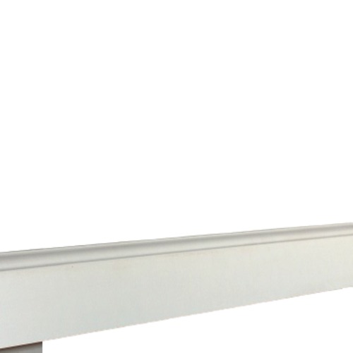 نعلات MDF للديكور 2.4م×8سم، لون أبيض، كود المنتج 111 | 