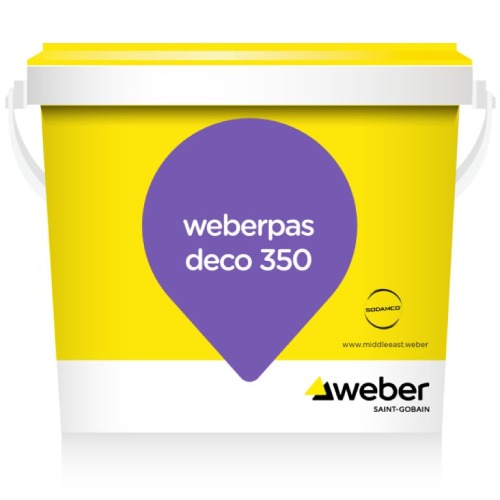 Decorative Weberpas deco 350 Waterproof Paint Beige 20 kg Can | Sodamco-Weber